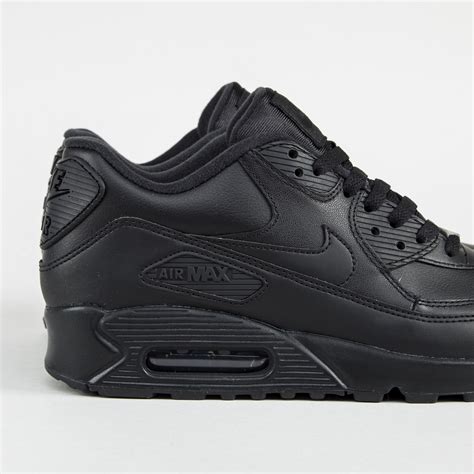 nike air max black sneakers|Nike Air Max black leather.